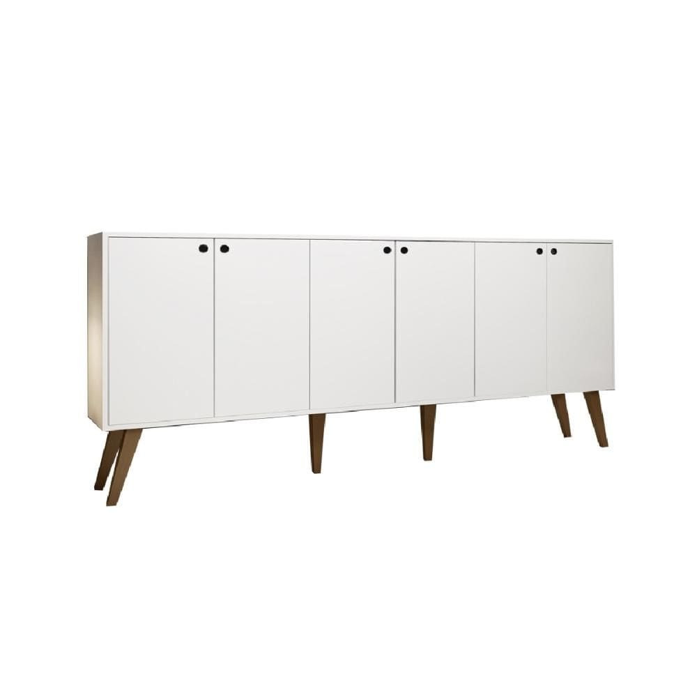 Aparador Buffet Retro Para Sala De Estar 6 Portas Guatemala