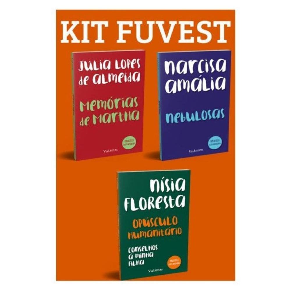 Kit Fuvest - Opúsculo Humanitário E Conselhos À Minha Filha + Nebulosas + Memórias De Martha