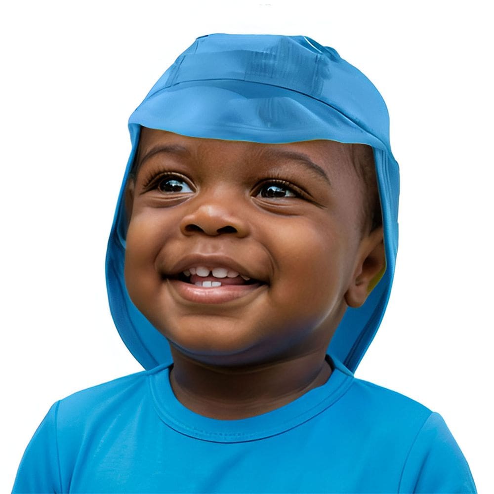 Boné Praia Bebê Proteção UV Azul Ibiza Up Baby