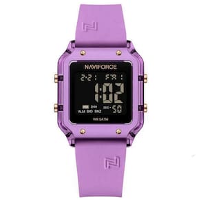Relógio Feminino Esportivo Multifuncional Digital 5atm A Prova D´agua Roxo
