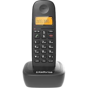Sem Fio Intelbras Ts2510 Identificador De Chamadas Agenda Preto 4122510