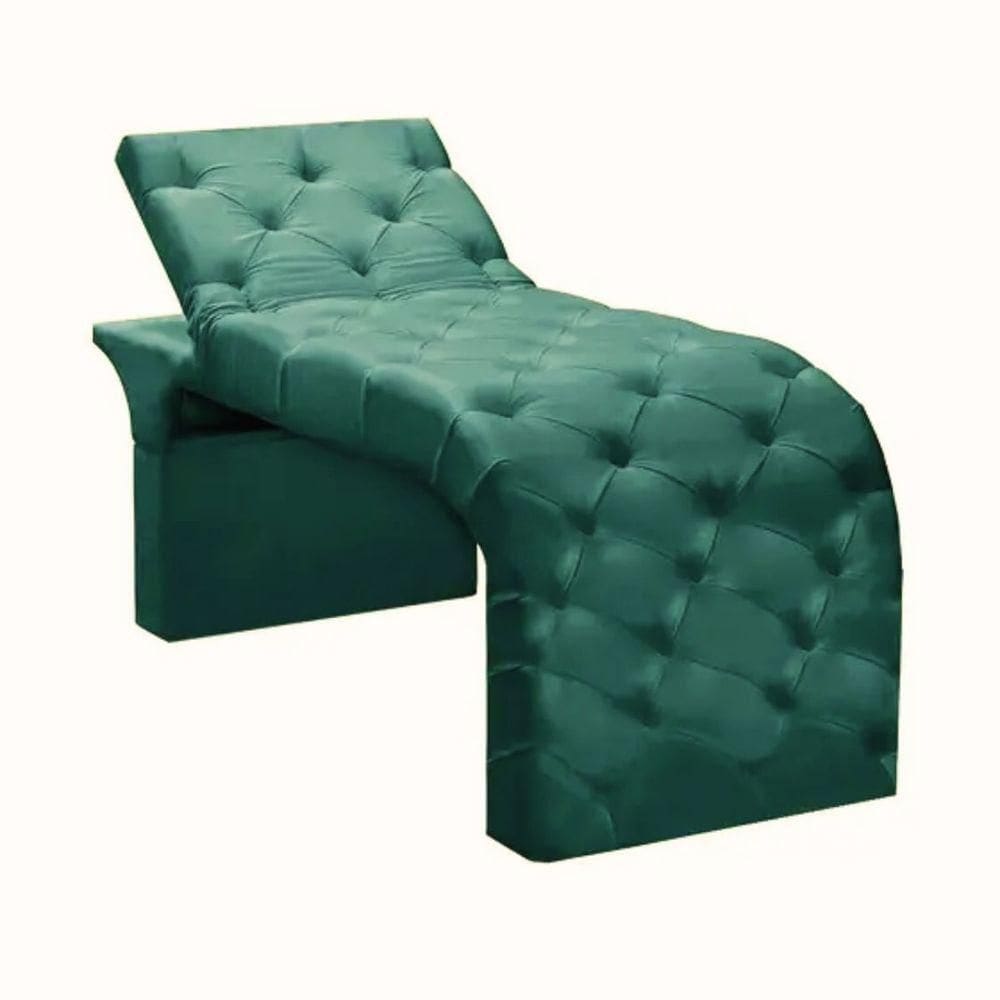Maca Estofada Estética Cílios Regulável Spa Suede Valentina Verde