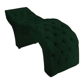 Maca Estofada Estética Cílios Salão Spa Suede Maiara Verde