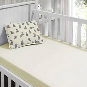 Jogo De Cama Tecebem Malha Mini Cama(montessoriana)curiosidade 2 Peças Perola
