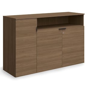 Balcao Para Escritorio 3 Portas 136 Cm Frame F208 Munique Kappesberg