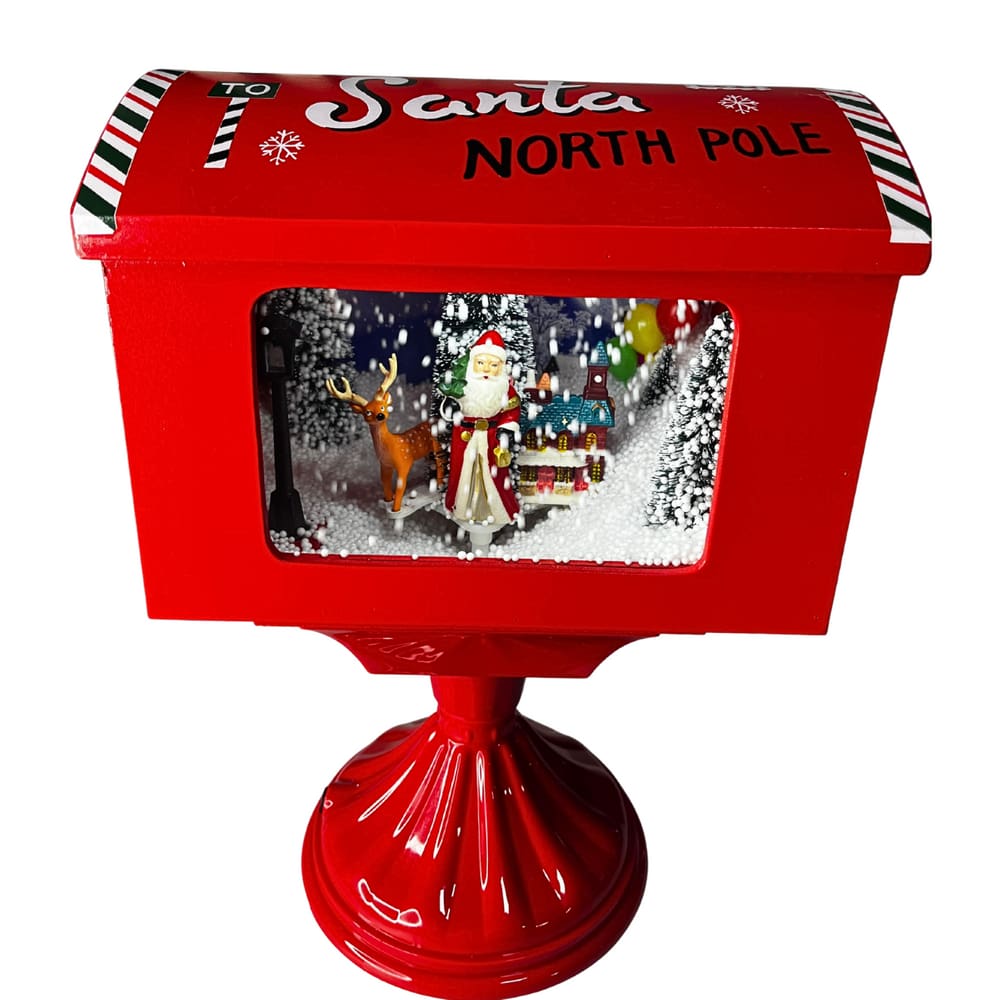 Mini Caixa Postal De Natal Com Som Luminoso  Wincy NTD21022