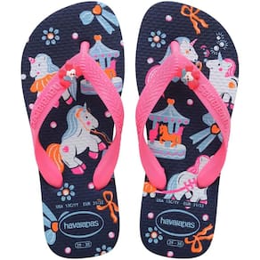 Chinelo Infantil Havaianas Fantasy Kids - Marinho e Rosa