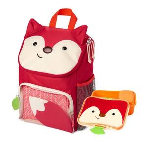 Kit Mochila Escolar e Lancheira Zoo Raposa - Skip Hop