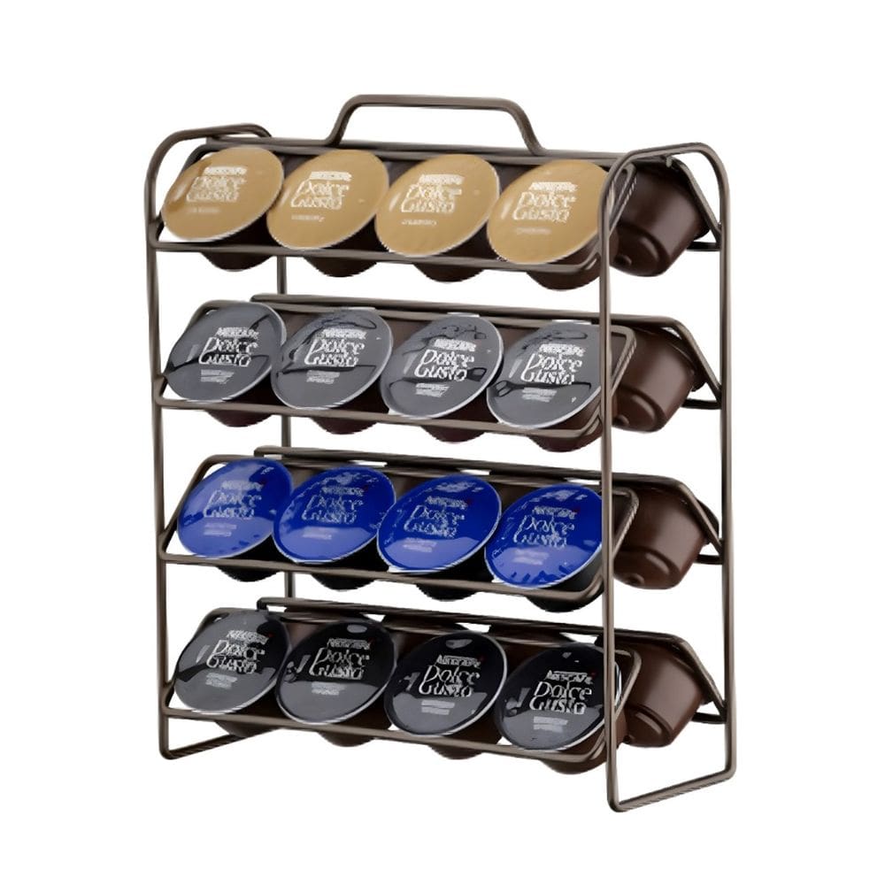 Suporte Porta 32 Cápsulas Compatível Dolce Gusto Cor Café - 1145CF Future