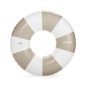 Flutuador de piscina com tubo inflável FUNBOY Giant Vintage Tan 48 polegadas