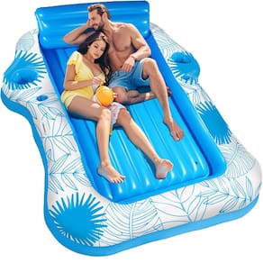 Espreguiçadeira de piscina inflável Float JIANYHW X-Large para adultos