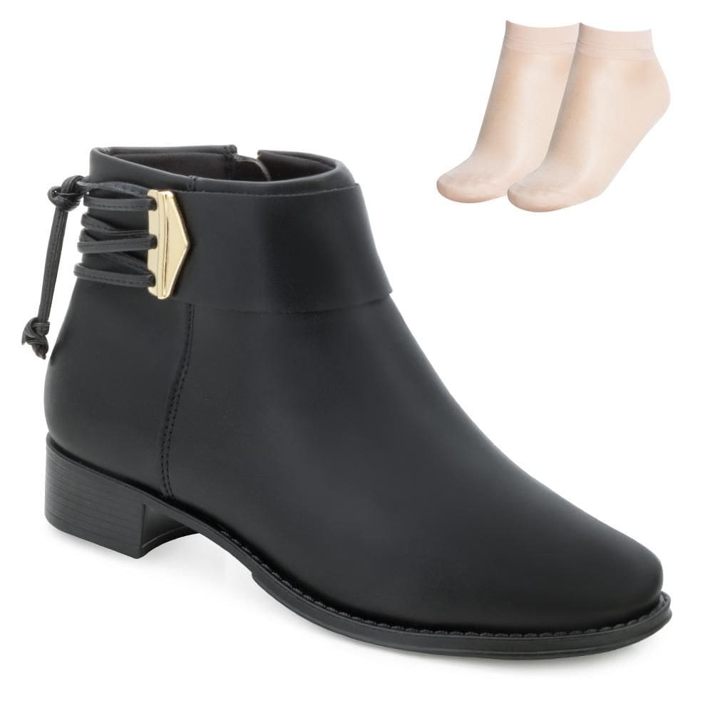 Bota Cano Curto Beira Rio e Meia BR25-90452