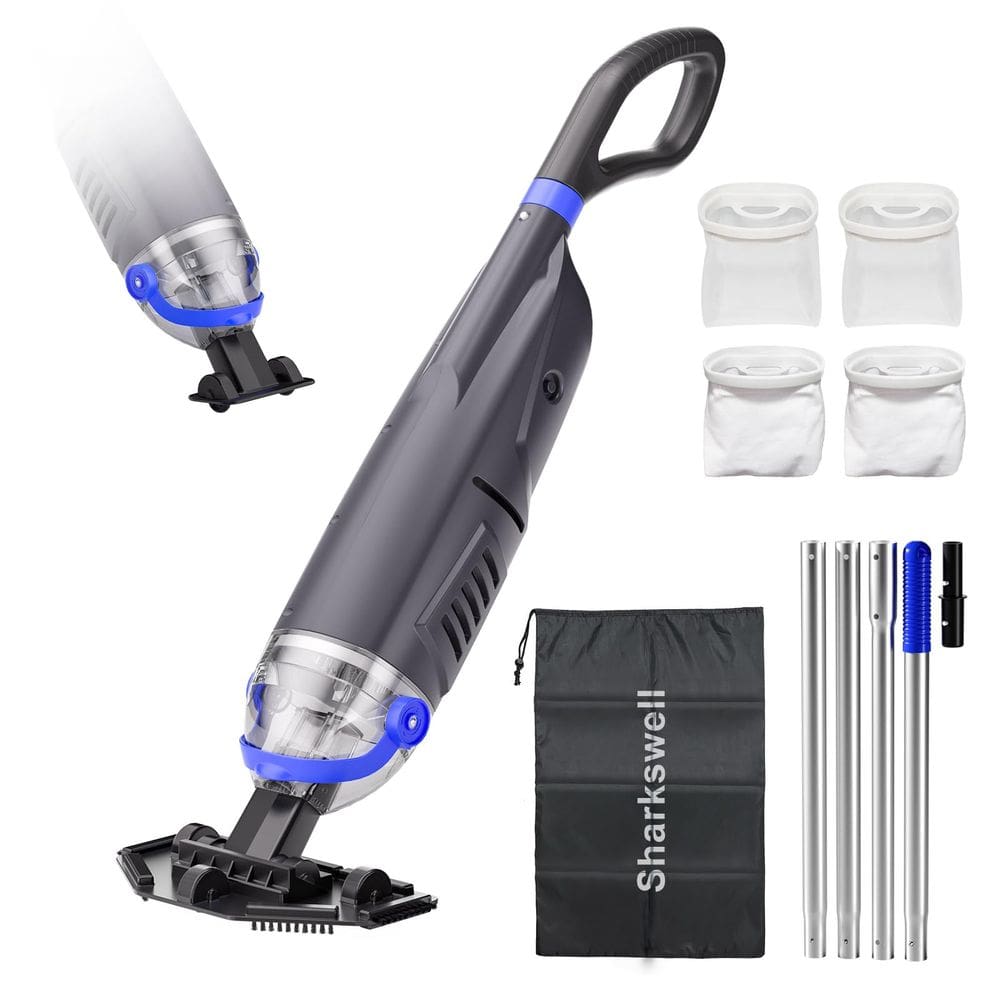 Aspirador de piscina Sharkswell (atualizado para 2025) sem fio
