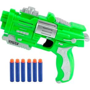 Lançador de Dardos Soft Gun 6 Dardos R3259 - BBR Toys