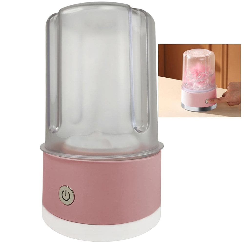 Mini Maquina de Lavar Roupa Intima USB Bateria Recarregavel Roupa de Bebe Lenço Meia Bolsa Mala Viagem Lavadora Portatil