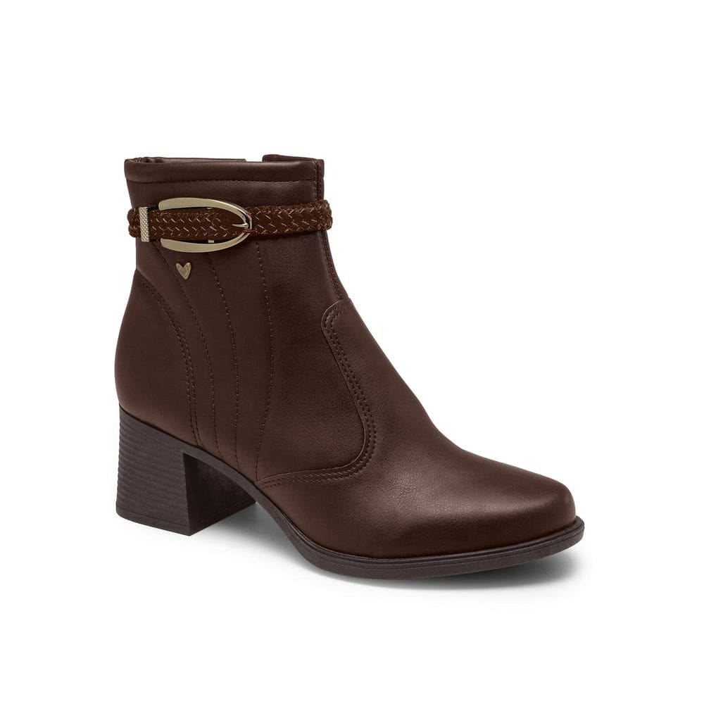 Bota Feminina Com Salto Bloco Mississipi Mc851-0002