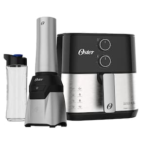 Kit Blender Power Inox e Fritadeira Inox Compact 4,6L Oster