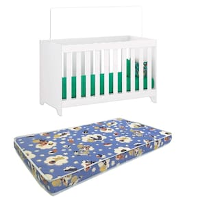 Berço C/Colchão Ditália Multifuncional 3x1 BBI-51 BR Cozy