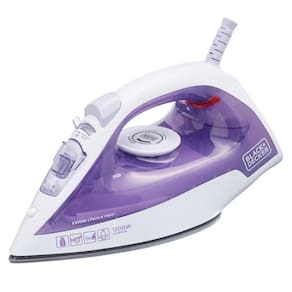 Ferro a Vapor Black Decker com Spray Base Antiaderente 127v