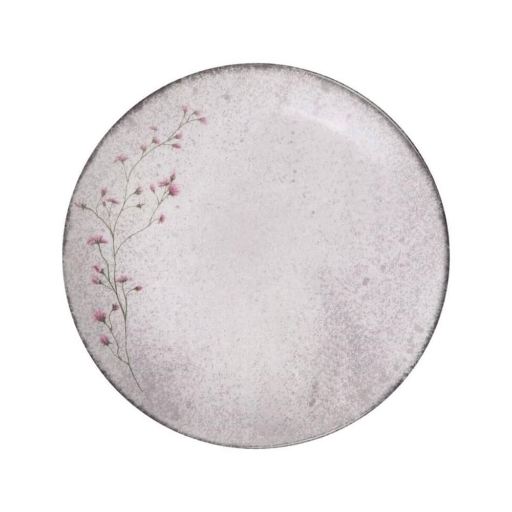 Prato Fundo Porcelana 21cm Tramontina Floralis Avulso Mesa P