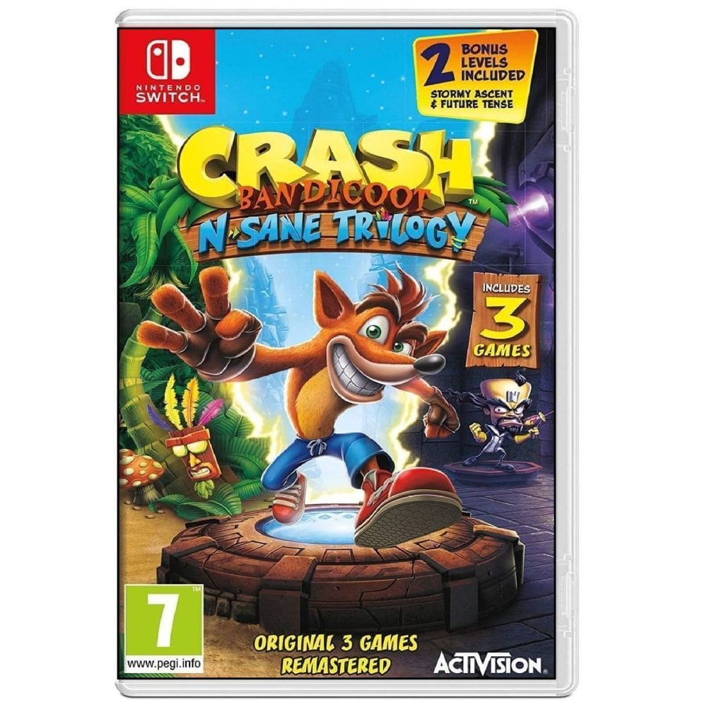Crash Bandicoot N. Sane Trilogy (Europeu) - SWITCH