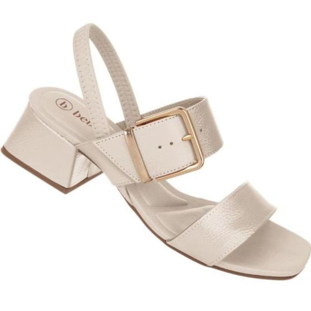 Sandália Salto Bloco Médio Feminino Bebecê T5267-408