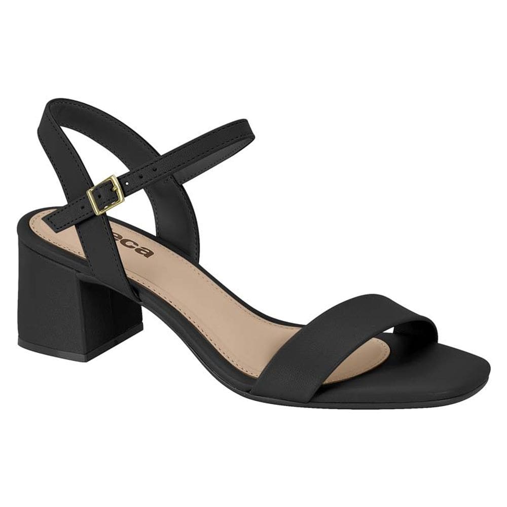 Sandália Salto Médio Feminino Moleca 5496.101.9569