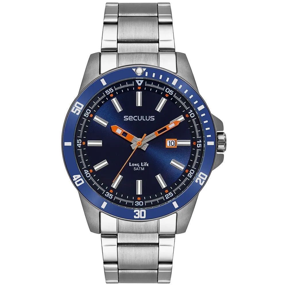 Relógio Seculus Masculino Navy 44204G0SVNA2