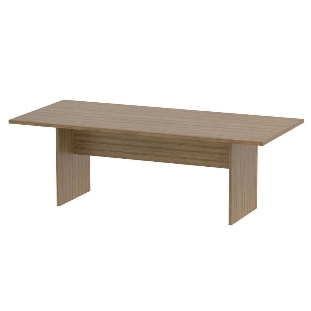 Mesa de Escritório Diretor Reunião ME4190 Amêndoa - Tecno Mobili