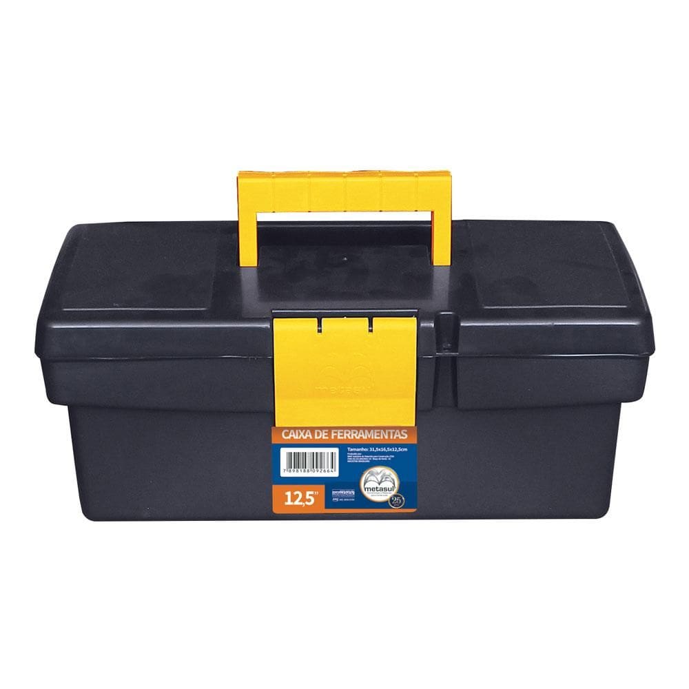 Maleta para Ferramentas 12,5” Standard Amarela Metasul