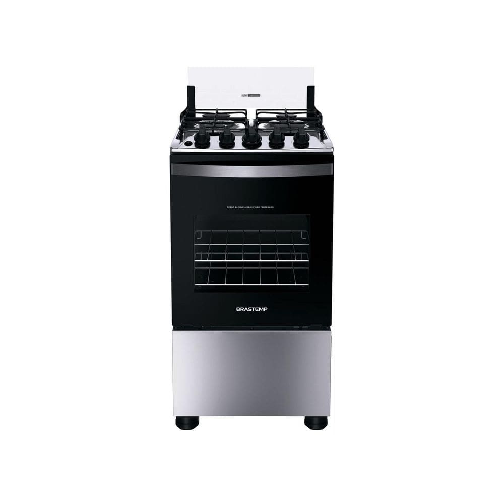 Fogão 4 Bocas Brastemp Inox BFO4NBR