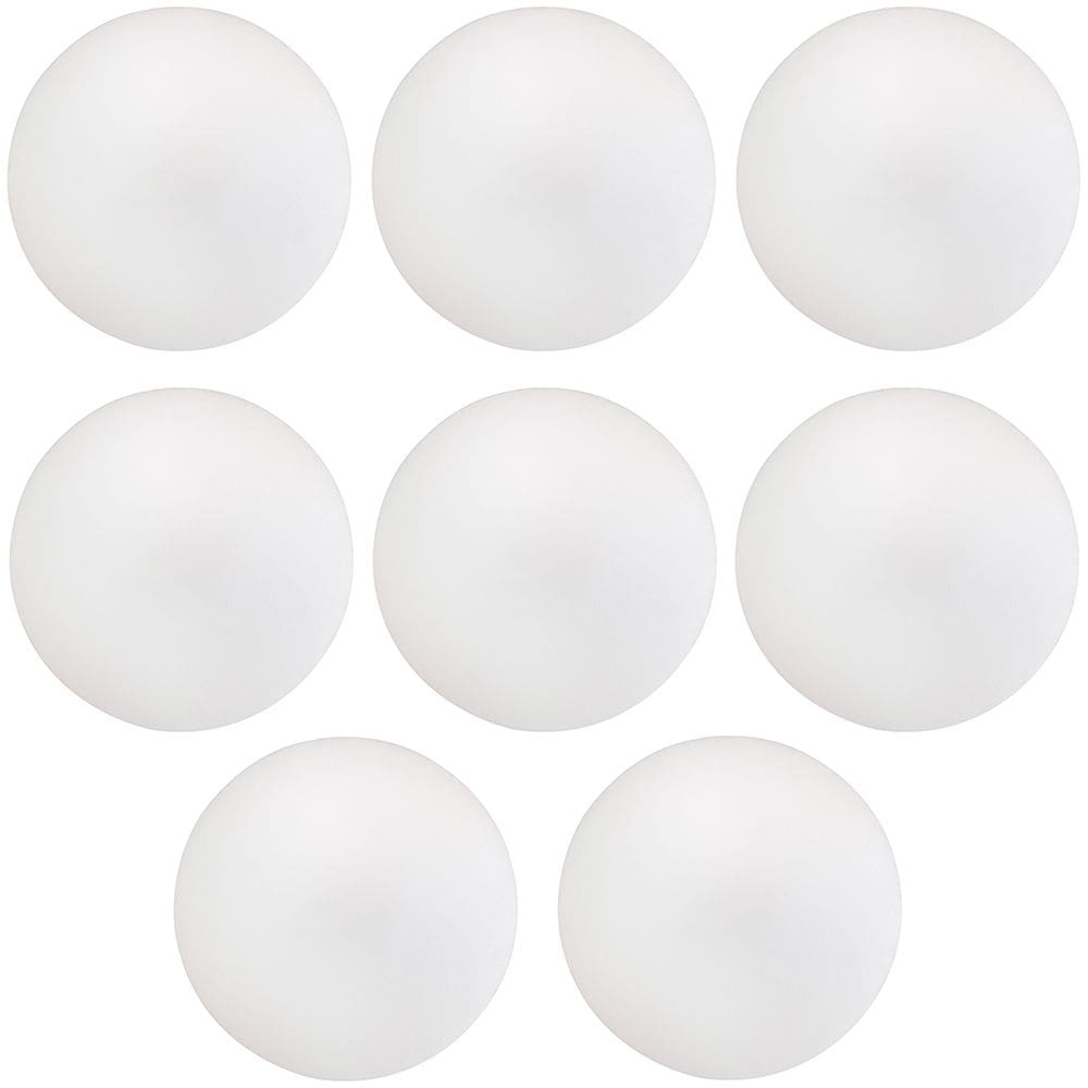Kit 08 Assentos Redondo Banqueta Cadeira Estofados Poltronas H02 Corino Branco 39 cm - Lyam Decor