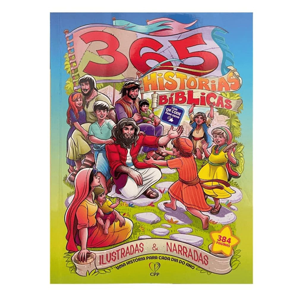 Livro 365 Historias Bíblicas Ilustradas E Narradas
