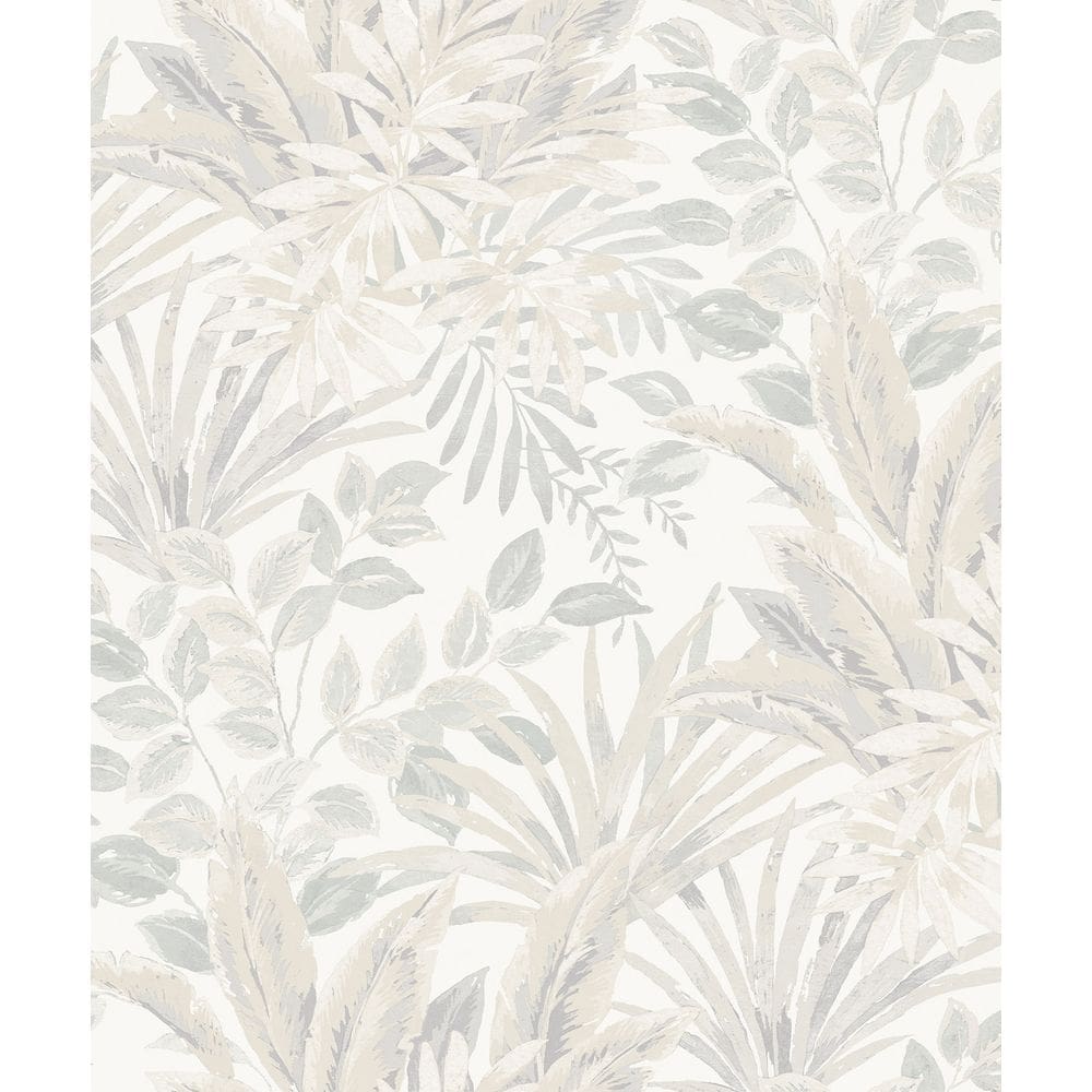 Papel de Parede Time Folhagem Bege TJ3201