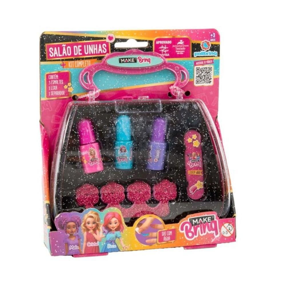 Kit Infantil Salão de Unhas MK82 - Polibrinq