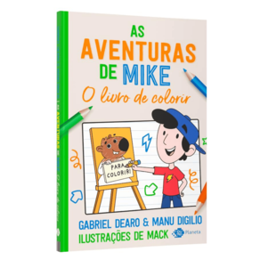 Livro Infantil De Colorir - As Aventuras De Mike