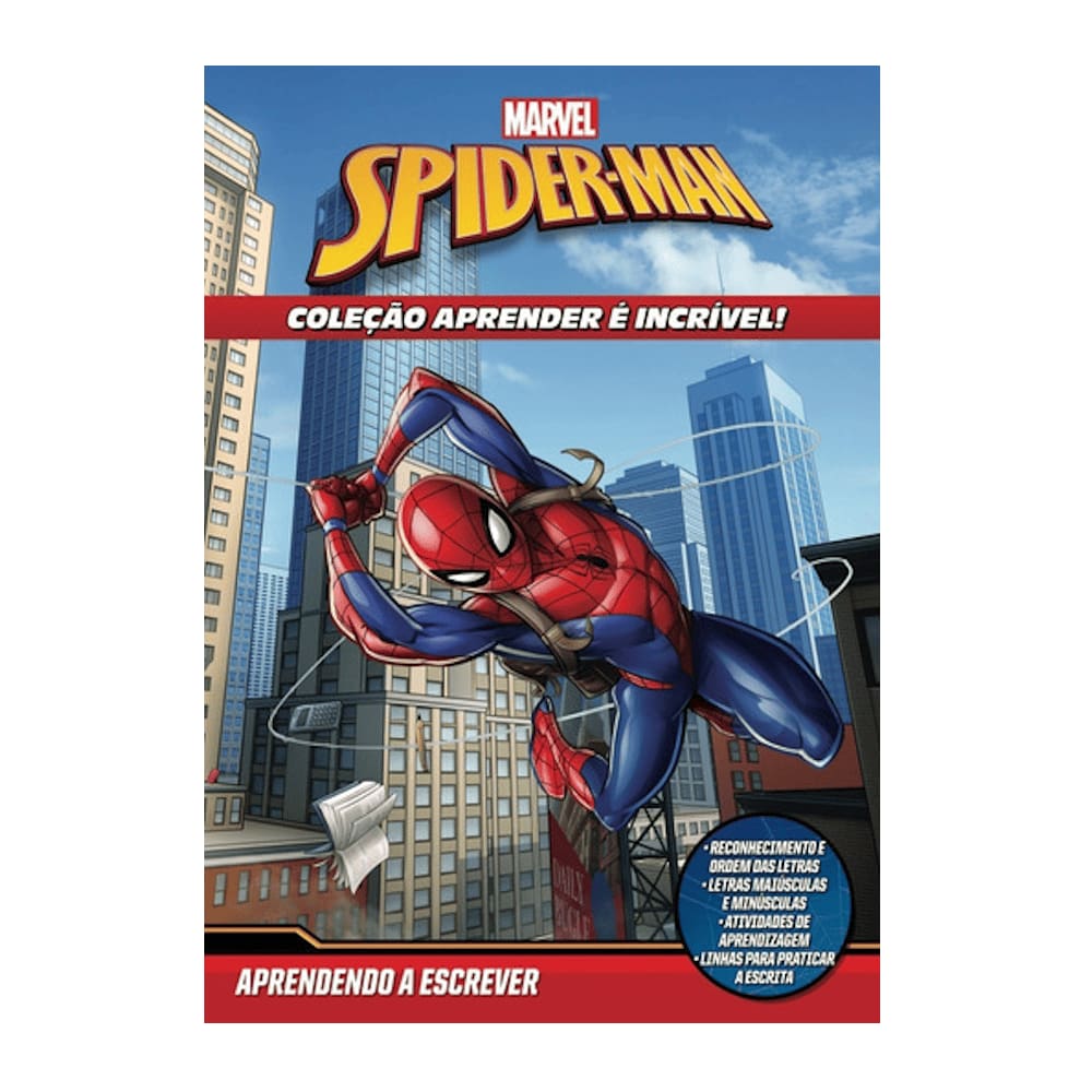 Aprender Incrível Marvel Homem Aranha - Aprendendo A Escrever