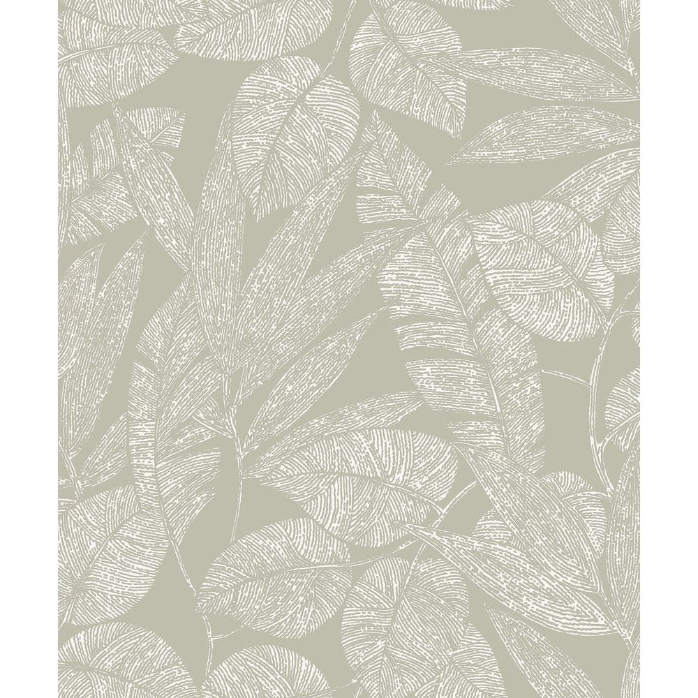 Papel de Parede Icon Folhagem Cinza A69501