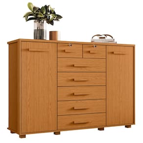 Cômoda Para Quarto 7 Gavetas 160cm Fontaine A02 Cinamomo - Mpozenato