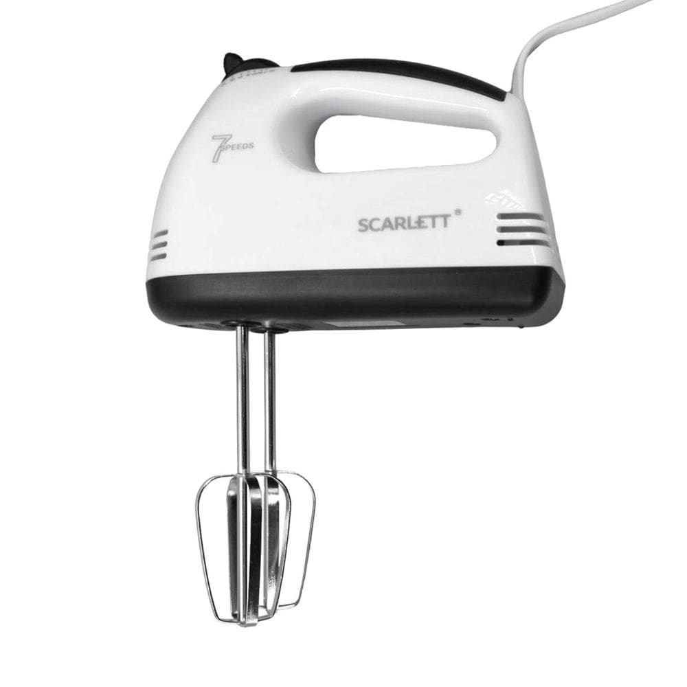 Mini Batedeira Portatil 7 Velocidades 260W Batedores Massas Clara 110v