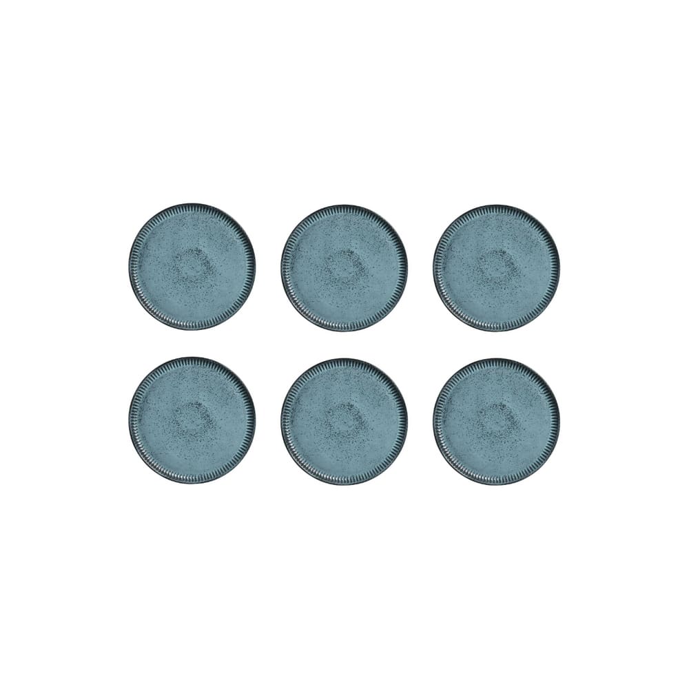 Jogo Pratos Raso Linhas Night Sky Porto Brasil Kit 6 Peças