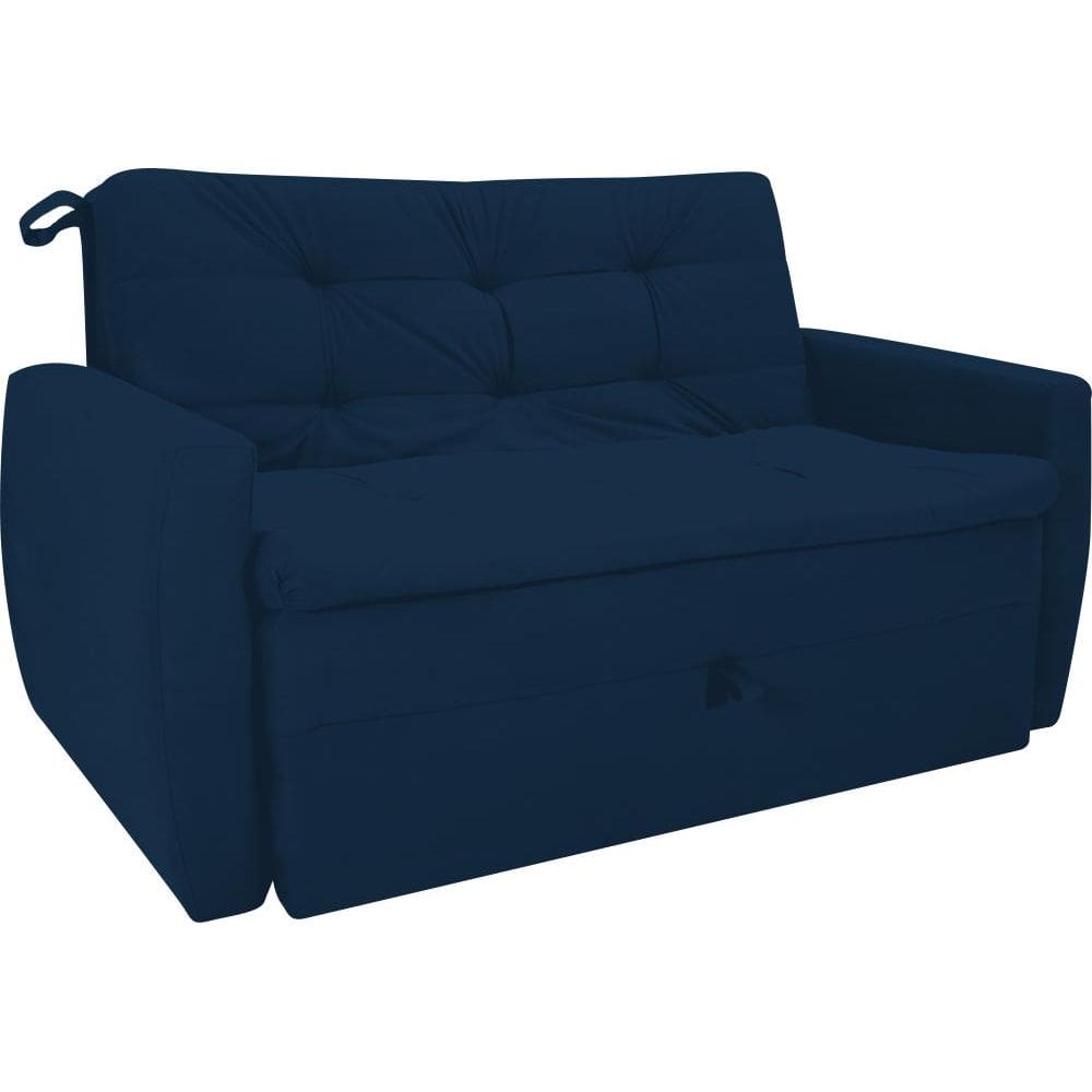 Sofá Cama2 Lugares Meg Azul Matrix