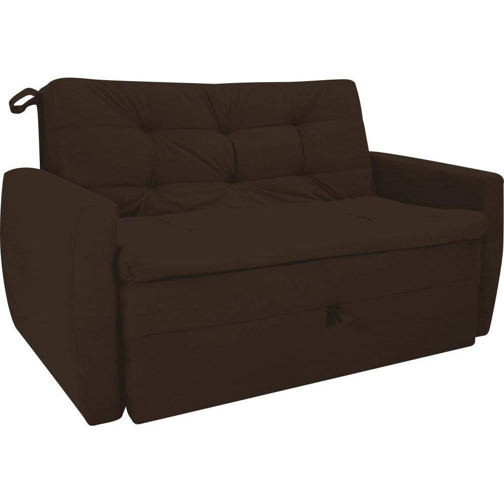 Sofá Cama2 Lugares Meg Marrom Matrix