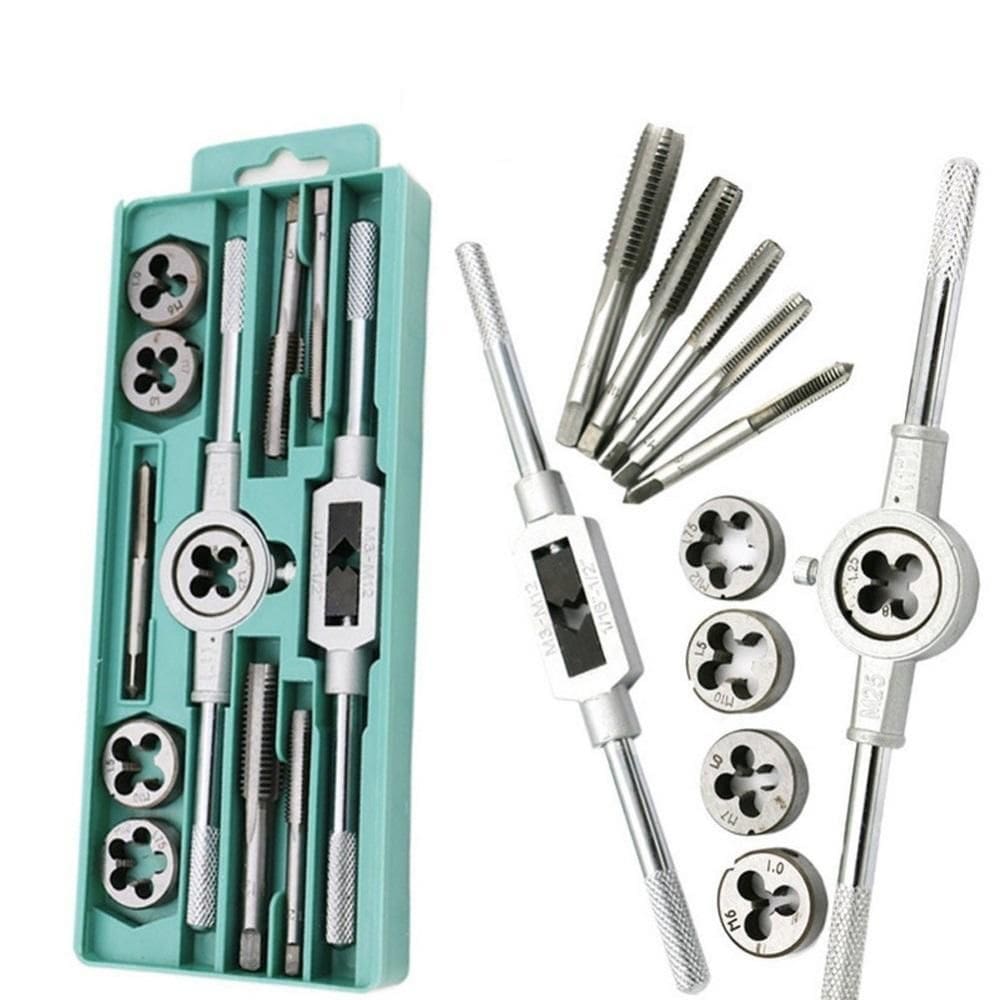 Jogo Tarracha Cossinete 12 Peças Profissional Aço, Madeira