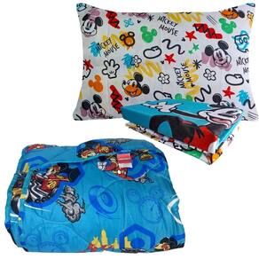 Kit Infantil Personagens Jogo De Cama 3 Peças + Edredom Solteiro Lepper