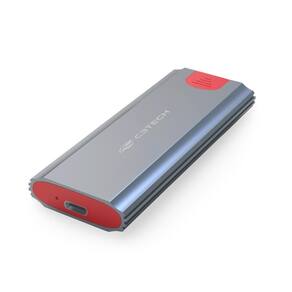 Case para SSD M.2 NVMe - USB-C - Cabo Incluso - Prata - C3Tech CH-M500SI
