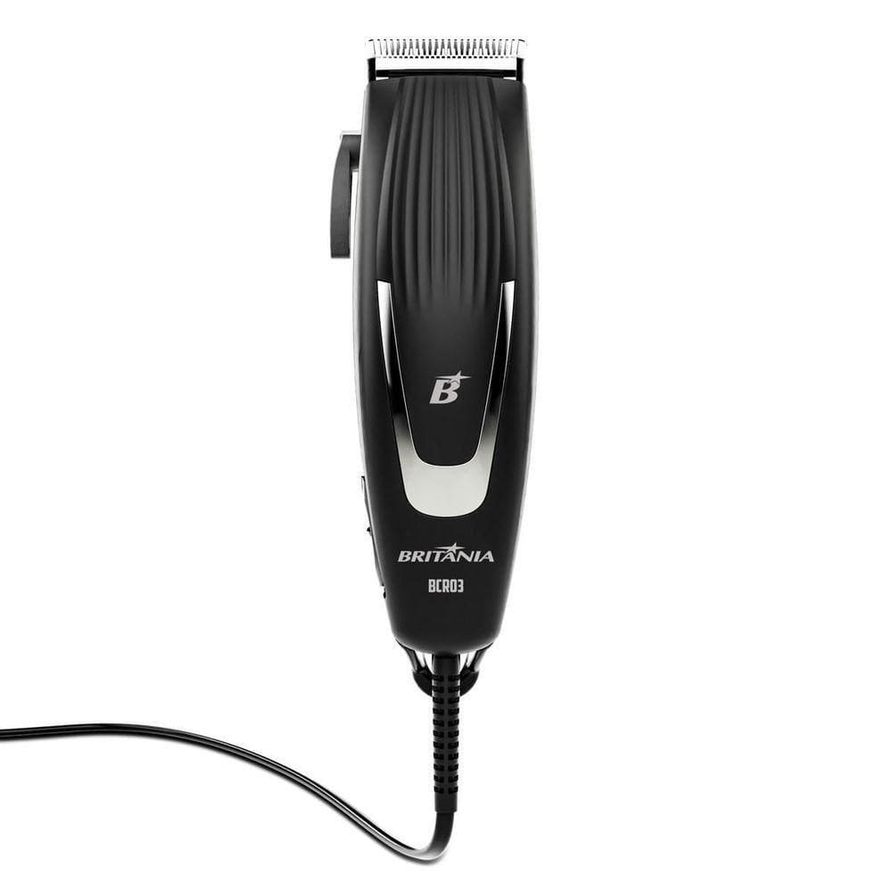 Cortador De Cabelos Britânia BCR03 9 Acessórios 18W110V