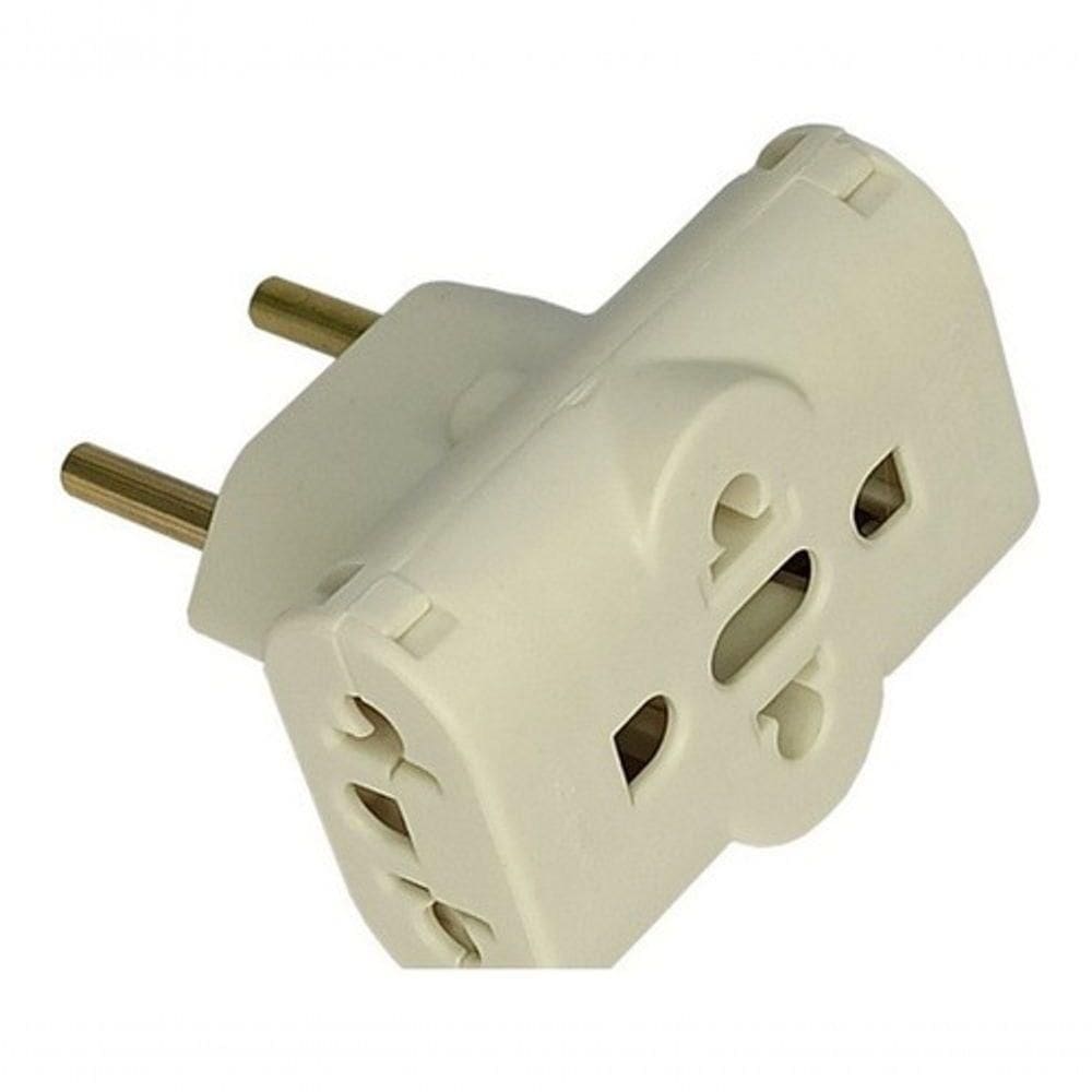 Adaptador T Inverso 3 Saídas 10a 20a Tomada Novo Padrão