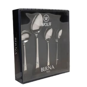 Jogo Talheres Berna para Servir Inox 4pç Wolff