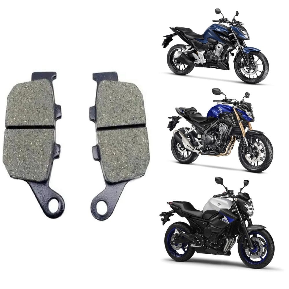 Pastilha De Freio Roda Traseira Cb300 Sem Abs Cb500x Cb500f Cbr250 Xj6 Spec